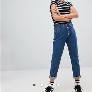 mom jeans pull&bear